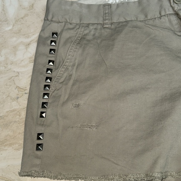 Distressed with studs JCrew short - Picture 2 of 5